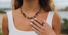 Raw Baltic Sea Amber   Stone Rainbow    Necklace