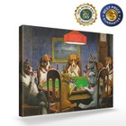 Canvas Print Wall Art - Pokers Dogs Dogs Playing Cards - Wall Decor Modern Ar   