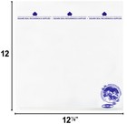 12  Record Inner Sleeves  100 Pack  - 3-layer Anti-static Hdpe   Rice Paper Inse