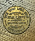Pittsburgh Pa Sam F Sipe Indian Native American Chief Good Luck Trade Coin Token