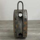 Heavy Vintage Wood Block Single Pulley
