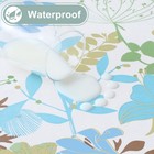 Misaya Round Waterproof Vinyl Table Cloth  Wipeable Tablecloth With Flannel B   