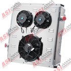 2 Row Radiator shroud Fan For 2002-2004 Hummer H1 1992-2001 Am General Hummer V8