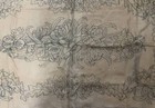 Wilbur Associates Vintage Large Rug Hooking Pattern Leah 36x62 Burlap  Floral