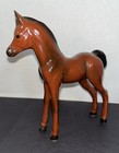 Vintage Beswick England Porcelain Foal Figurine Standing Brown Bay Horse 5 Inch