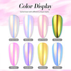 Chrome Nail Powder Auroras Nail Powder Mermaid Pearl Powder Glitter Dust Kit For