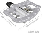 Dual Function Platform Multi-use Compatible With Shimano Spd Mountain Bike Bicyc