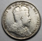 Newfoundland 1904h Silver 20 Cents  Old Date King Edward Vii  d183 