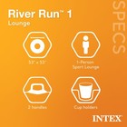 Intex River Run 1 Person Inflatable Floating Tube Raft For  used   4 Pack 