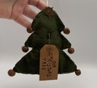 Rustic vtg felt Christmas Tree Ornament