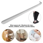 Shoe Horn Long Handle  Stainless Steel Heavy Duty Metal Helper Seniors Boots