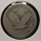 1927 P Standing Liberty Quarter -  90  Silver - Nice Detail - Free Shipping