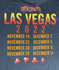 Aerosmith Deuces Are Wild Las Vegas Fall 2022 T-shirt W  Dates - Sz 2xl  Dk Gray