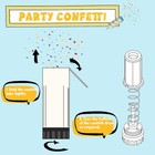 12 Pack Gold Confetti Party Decorations For Baby Shower Wedding Birthday Events