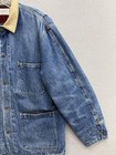 Vtg Polo Ralph Lauren Country Blanket Lined Chore Coat Denim Jacket Size Xl