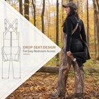 New View Women s Camo Hunting Bibs Insulated Drop Seat Fleece Lined Cold Weather