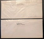 2 Cyprus 1980s Cover Nicosia  To Usa Envelope Collection Lot