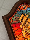 Vintage Heileman s Special Export Beer Faux Stained Glass Lighted Sign Ship