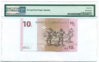 Congo Democratic Republic 1997 10 Centimes Bank Note Gem Unc 65 Epq Pmg