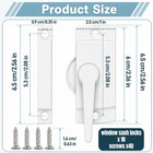 Window Sash Locks 10 Pack  Zinc Alloy Window Latch Replacement
