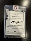 2025 Topps Pristine Carlos Rodriguez Auto Rc Primaries  10 Refractor Rc Brewers
