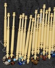 Bobbin Lace Spool Lot Plastic Used 29