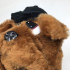 Nanco Brown Bulldog Dog W  Hat Smoking Cigar Stiff Plush 11    Vtg 1989 Airwaves