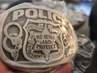 Metal Police Buckle Bakery Belt Buckle 1988 We Serve   Protect Usa Made