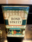1940s Bond Street Pipe Tobacco Pocket Tin This Has Full Tax Label Very Nice Look