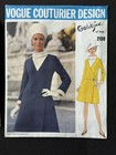 Vintage Vogue Halston Couture Sewing Patterns Womens Size 10 Dress Galitzine Nos