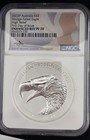 2022 Australia 2 Dollar Wedge Tailed Eagle High Relief  Enhanced Rev Pf 70 2 Oz