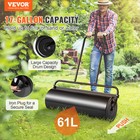 Vevor Lawn Roller Yard Roller 17 Gallon Sand water Filled Steel Sod Roller Push