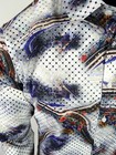 Abstract Floral Shirt Mens Slim Fit Designer White Fashion Button Up Gold Foil