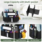 Large Rolling Cleaning Caddy With Detachable Trolley  Cleaning Supply Organiz   