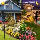Led Solar Watering Can Lights Waterproof Hanging String Lights Outdoor Garden Us