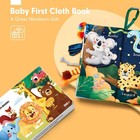 Hahaland Baby Books 0-6 Months infant Tummy Time Toy Sensory Toys 6 To 12    