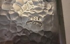 Vintage Everlast Metal Floral Hand-forged Hammered Aluminum Tray - 1054