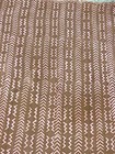  5301 Superb Brown    Pink  African Bogolan Mud Cloth Textile 42   By 55  