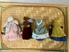 Russ Berrie 4 Rare Vintage Costumed Stuffed Toy 5   -6    Mice Shelf Curio Animals