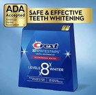 Crest 3d Whitestrips Glamorous White 8 Levels Whiter 28 Strips Exp  09 03 26
