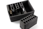 Precut 3 Pistol Handgun Gun Foam With Removable Mag Tray Fits Apache 3800 Case
