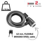 Kryptonite 6  Kryptoflex 1218 Key Cable 004967 Six Foot Cable Length