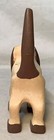 Vintage Hand Carved Hand Painted Wooden Hound Dog Figurine