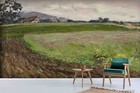 3d Countryside Grassland Tree Self-adhesive Removeable Wallpaper Wall Mural1