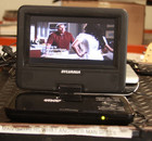 Sylvania Sdvd7040 7  Portable Dvd Player Swivel Screen - Tested Working W  Cord