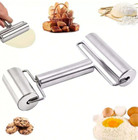 1 Pc Stainless Steel Rolling Pin For Baking Dough - Durable   Easy To Clean