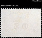 Australia 1931 Sg O124 Official Service Air Mail Blue 3p Cto Fine very Fine