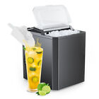 Smug Bullet Ice Maker Countertop   Ready In 6 Mins  26lbs 24h