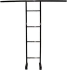 Japanese Black Lacquer Wooden Kimono Height Stand Rack Hanger Rack 66 9inch New