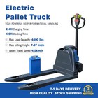 Full Electric Pallet Jack 4400lbs Capacity 48v Lithium Battery 48x 27  Fork Us